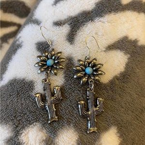 western earrings
